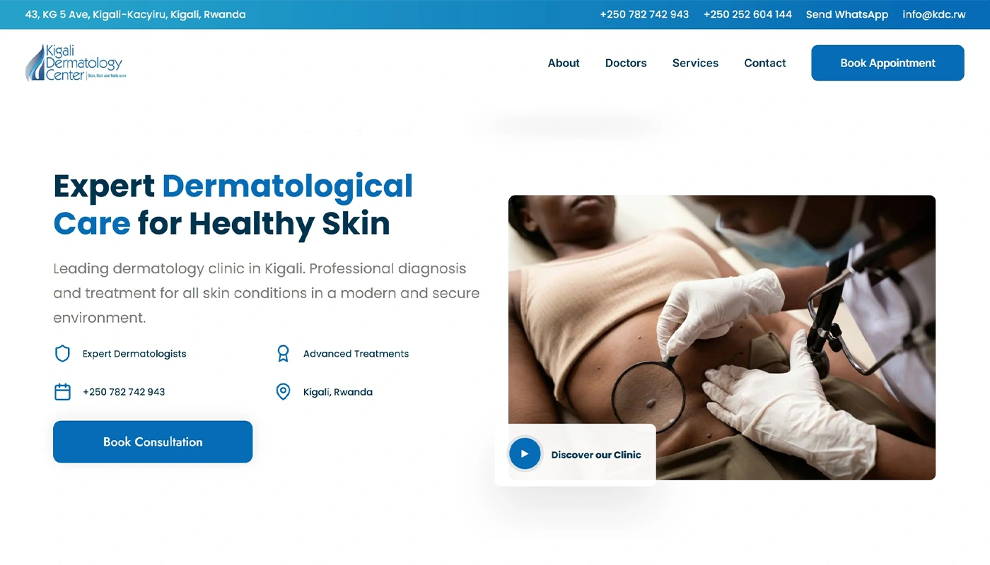cs ft kigali dermatology center